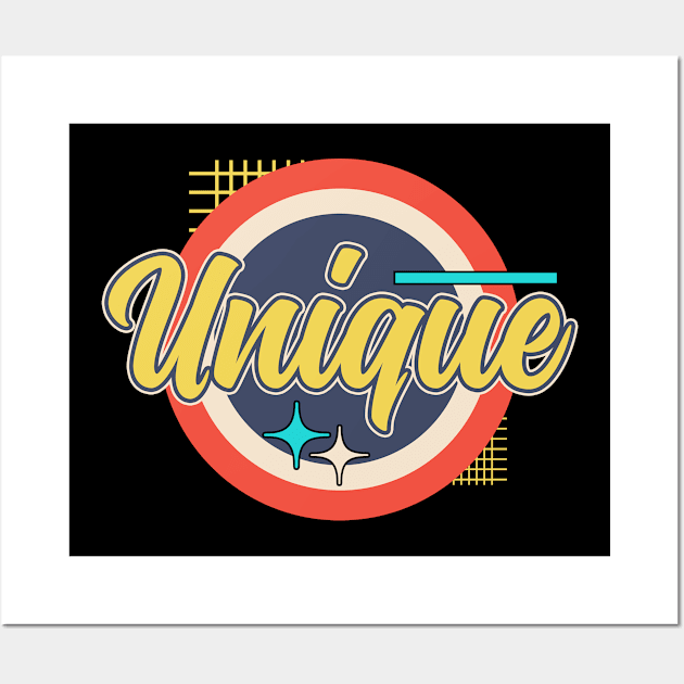 unique retro style Wall Art by HITAM MANIS PRO